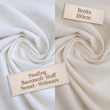 Baumwolle Nessel Stoff 160cm