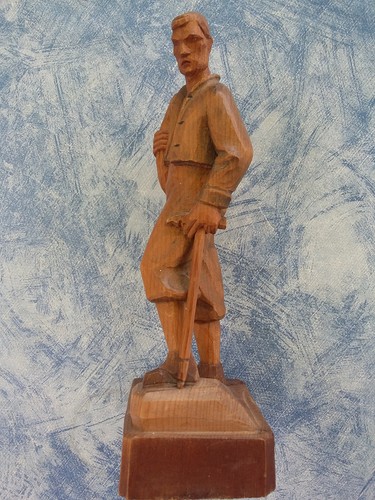 Bergsteiger holzfigur - bergsteiger,