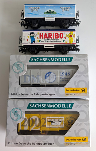 Werbe güterwagen set - h0, werbe-güterwagen-set