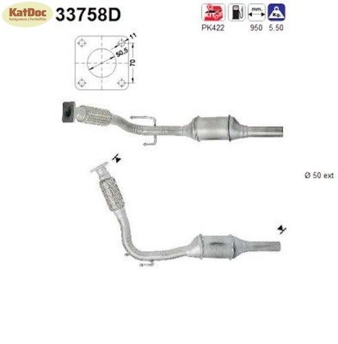 Katalysator für seat - katalysator,