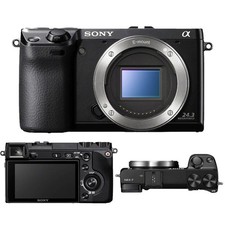Sony Alpha NEX-7 spiegellose Digitalkamera (nur Gehäuse) 24,3 Megapixel Schwarz