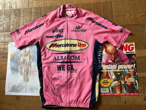 Signiertes marco pantani - marco, rosa