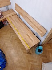 Sitzbank, Kernbuche  , Massivholz,Küchenbank Holz