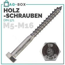 Holzschrauben Sechskant M5 M6