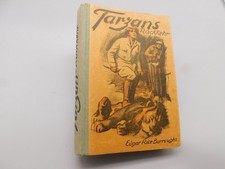 Tarzans Rückkehr Löwe rechtsliegend Antikes Buch von 1924 - Edgar Rice Burroughs