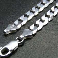 Panzerarmband Silberarmband 7mm Echt 925 Sterlingsilber Armband Silber Armkette