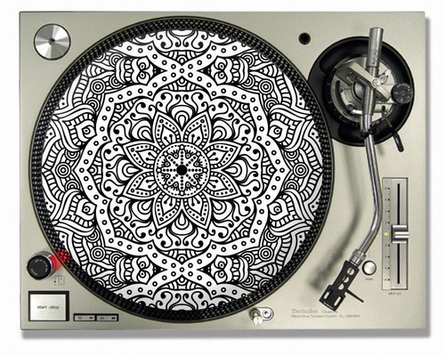 Mandala vinyl slipmats - dj,