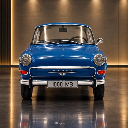 Skoda 1000 1964 blue - skoda,