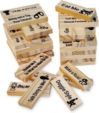 Stapeln Block Turm Spiel Datum Spielzeug Erwachsene Paare Jenga Holz Tumbling