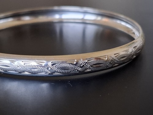 Vintage silber armreif - vintage, design