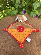 KIK Schmusetuch Hase braun rot