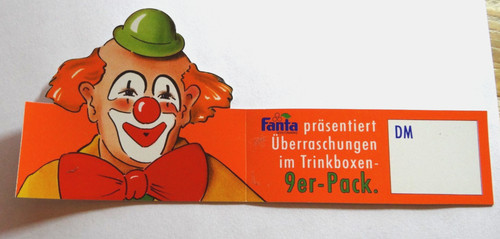 Klebeschild fanta trinkbox - fanta,