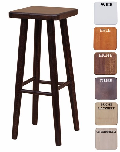 Barstuhl buchenholz hocker - hocker, neu