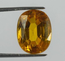 Natürlich Padparadscha Orange