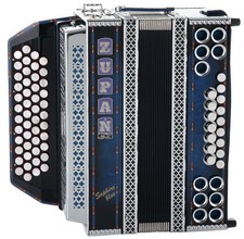 Zupan Saphir IVD Harmonika G-C-F-B Shadow Blue Akkordeon