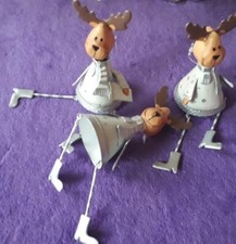 1 Elch Klein Matt Metall