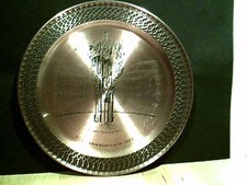 Kupfer Wandteller Kupferteller Motiv Mainz Fastnachtsbrunnen Handarbeit !!!!!!