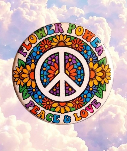 Flower power peace and - peace,