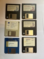 Konvolut 6 Disketten Treiber & Software HP LaserJet 4, 3Com, Maus