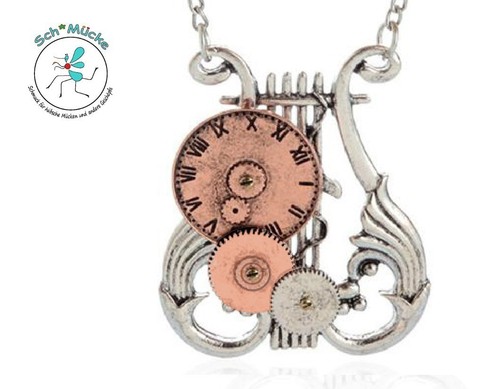 Anhänger steampunk lyra - steampunk,