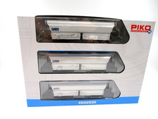 Piko 58254 H0-DC-3er Set Selbstentladewagen  GATX , Ep. VI  in OVP.