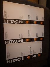 8 Prospekte Hitachi ZAXIS/ZX Bagger Technische Daten Teil 2