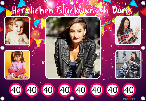 Fotobanner geburtstagsbanner - fotobanner,