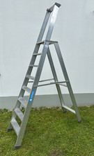 ZARGES Seventec S Stufen-Stehleiter 8 Stufen Länge 2,60 m einseitig begehbar /B