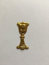 Verzierwachs Kelch gold