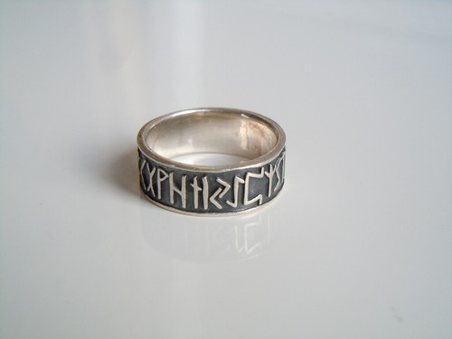 925 silber ring bandring - silber,