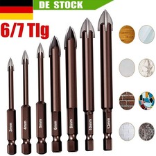 7 Tlg Fliesenbohrer Glasbohrer
