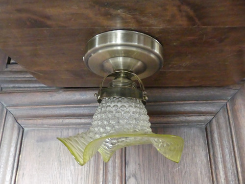 Art nouveau ceiling - ceiling, light