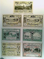 Notgeld Stolzenau Weser, 5x 50