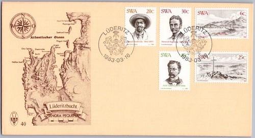 Namibia swa fdc lüderitz 1983 - fdc,