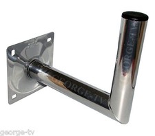 Wandhalter 50 cm Mast Winkel für Sat Schüssel Spiegel TÜV geprüft Stahl verzinkt