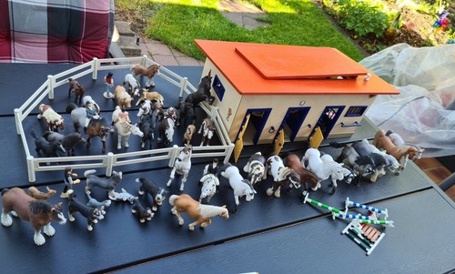 Schleich pferdestall mit - schleich,