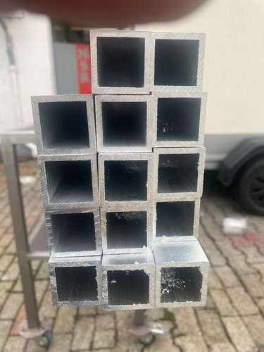Alu vierkantrohr 30x30x3mm - alu,