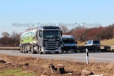 LKW Foto Scania S-series Tankwagen Auflieger grau MILCH #l9sq