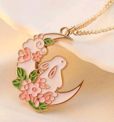 Goldene halskette hase mond - halskette,