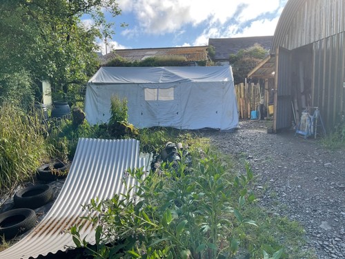 Küchenzelt 5x3 stromeyer - küchenzelt, 5x3,5m