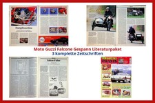 Moto Guzzi Falcone Gespann Literaturpaket - 3 komplette Zeitschriften