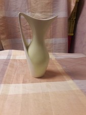  porzellan  Rhenania Rosen Vase  Porzellan weiß um 1950 top selten