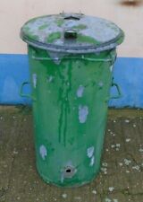 alte Mülltonne Zinkkübel Regentonne Zinktonne Aschetonne Zinkmülltonne Feuertonn
