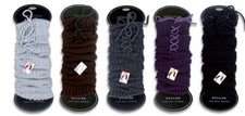 Legwarmer Stulpen Stiefelstulpen mit Schnürbändsel