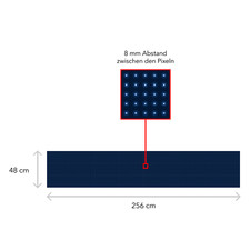 LED Display Laufschrift 256 x