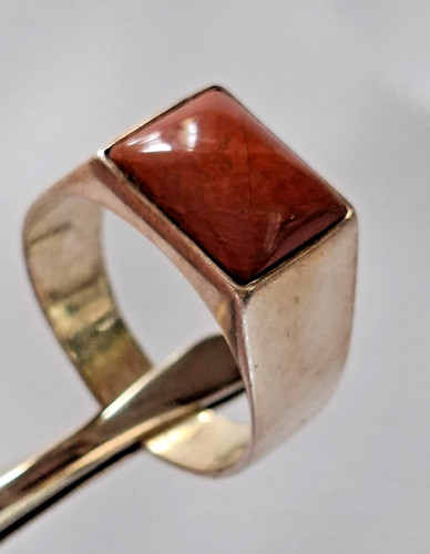 Vintage silber 925 herrenring - 925,