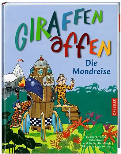 Giraffenaffen die mondreise - giraffenaffen,