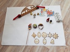 Weihnachtsdeko 21 teilig Konvolut Bunt Gemischt Deko Paket