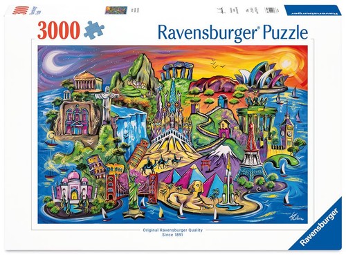 Erwachsenenpuzzle 3000 teile - teile,