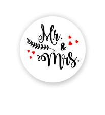 Sticker Mr.and Mrs. Sticker